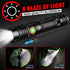 2000 DARKBEAM LED Flashlight Rechargeable USB High Lumens, Small and Bright Pocket Flashlights, Focus Adjustable Water