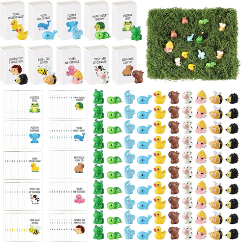 TUZELIYA 100 Sets Employee Appreciation Gifts Bulk Funny Animal Office Team Thank You