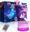 Basketball Man 3D Lamp Night Light with Remote & Touch Control,Brightness Adjusted,USB
