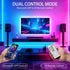 LCTKJTP Decoration(130FT-2 65ft) LED Strip Lights,RGB Music Sync Color Changing Led Lights with Smart App Control