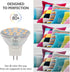 Simba Lighting LED MR11 Flood Light Bulbs - 4 Pack 12V 3W Halogen Replacement for Landscape, Accent, Track Lights