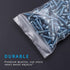 Small Plastic Bags, 400 PCS Mini Zip Lock Bags, 4 Assorted Sizes, Transparent Resealable Bags for Beads, Screws