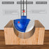 SMJXTOP 8Pcs Set 1/4 Inch Bit-1/4 5/16" 3/8" 1/2" 5/8" 3/4" 7/8" 1" Cove Box Round Nose Router Bit Shank, Carbide