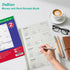 DeBiao 2-Part 7-5/8" 11" 200 Sets 4 (4 Packs) Money and Rent Receipt Book Carbonless x Spiral Bound per Book Receipts