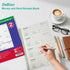 DeBiao 2-Part 7-5/8" 11" 200 Sets 4 (1 Packs) Money and Rent Receipt Book Carbonless x Spiral Bound per Book Receipts