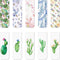 Chinco 10 Pieces Assorted Magnetic Bookmarks Set, Page Markers for Students, Christmas Reading Gifts (Cactus)