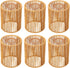 Toyosport 6 4.7 4.7 5.9 Pcs Paper Rope Lamp Shades, Rattan Lamp Shade, Boho Pendant Light Shade, Woven Lampshade