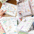 Highlighter Tape Set (1600PCS) - 10 Packs Transparent Sticky Notes, Writable Long Page Markers Tabs for Notebooks