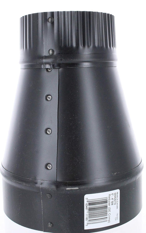 Imperial #BM0074 Black Reducer, 6x4, 24GA