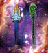 Space Collection Novelty Pen - Kids and Adults Office Supplies Ballpoint Pen, Space Shuttle and Alien Design
