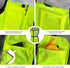 Women's Reflective Vest, Hi Vis Neon Safety Vest with 11 Pockets, Zipper, ANSI Compliant (U-Yellow, S)