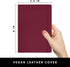 PAPERAGE Blank Journal Notebook, Burgundy, 160 Pages, Medium 5.7 x 8 inches, 100 gsm Thick Paper