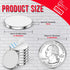 4Pcs FINDMAG Strong Neodymium Disc Magnets with Double-Sided Adhesive, Powerful Permanent Rare Earth Magnets, Fridge