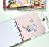 Mini Kawaii Spiral Notebook Binder, Transparent Design for Easy Use