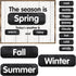 Schoolgirl Style Industrial Chic 95-Piece Calendar Bulletin Board Set, Rustic Farmhouse Monthly Calendar