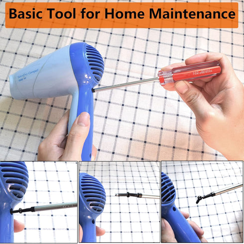 Triangle Screwdrivers Set - 7 Sizes 1.4mm to 4.2mm, SKZIRI 7in1 Tool Kit for Electronic Repairs