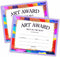 Award Certificates of Achievement for Art, Recognition for Children, School Teachers Supplies, Achievement Award