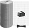 TNELTUEB 8in x 25Ft Hardware Cloth Hot-Dip Galvanized Welded Wire Mesh - Heavy