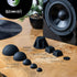 1.5” Bigfoot Isolation Feet - Non Adhesive Rubber Stoppers, 4 Pack Non-Skid Bumpers for Turntable Isolation, Anti