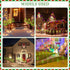 6 1 54 8 800mAh, in Solar Christmas Tree Pathway Lights, LED Solar Powered Christmas Tree Candy Outdoor Decorations