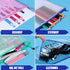 LEOBRO 20PCS Mesh Zipper Pouch - A4 Letter Size Mesh Bags with Zipper, Document Bags, Plastic Envelopes for