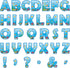 Qyeahkj 150 PCS Large 7" Font Bulletin Board Letters Punctuation Cutout Combo Under The Sea Theme for Classroom Decor