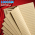 Tofun A5 A5 6-Ring 8mm 80 160 Lined Vintage Refillable Paper, Retro Binder Refills Paper for Binders Planner Traveller