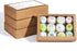 NEKSUNBAK 50PCS 10x7x2.5 inches Brown Chocolate Covered Strawberries Boxes with Display Window, Sweet Treat Boxes