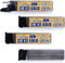 June Gold 640 Pieces, 0.5 mm HB #2 Lead Refills, 160 Pieces Per Dispenser, Break Resistant Lead/Graphite (Pack of 4)
