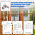TooTaci 40 Pack Upgraded Protector Sleeves with Hexagon Thread for Wood Posts, T316 Stainless Steel