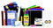 Secondary School Essentials Box - 51 Pieces Writing Supplies, Notebooks, Composition Books, Binders, Markers