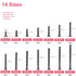 cSeao 114Pcs M6 Crib,14 15mm 80mm Black Flat Head Allen Bolt Joint Connecting Bolts Socket Cap Screws Cap Nuts Kit