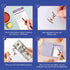SOUL MAMA Budget Binder with Cash Envelopes - Purple Money Organizer for Cash, A6 Binder for Budgeting