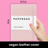 PAPERAGE Lined Journal Notebook, Blush, 252 Pages, Medium 5.7 x 8 inches, 100 GSM Thick Paper, Hardcover