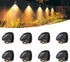 SOLPEX Solar Lights Outdoor Waterproof IP65, Solar Stair Lights Outdoor for Fence,