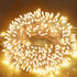 Christmas String Lights, 33FT 100 LEDs Warm White Indoor Tree Lights, 8 Modes with End-to-End Plug Fairy Lights