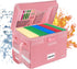 DocSafe File Box Fireproof Document Box with Lock, Collapsible Portable File Box for Home Office