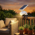 DrawGreen 1400LM IP66 Outdoor Solar Motion Sensor Security Light with Flexible Tripod | Aluminum Flood Spotlights