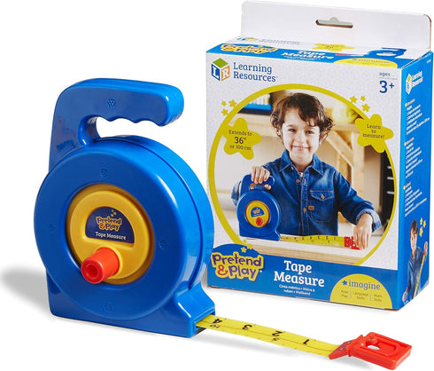Learning Resources Pretend Play 3" Long Tape Measure - Kids Construction Toys,
