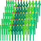 Handepo 100 Pieces Cactus Pens, Cactus Shaped Rollerball Pens, Cute Writing Pens for School Home Office Supplies