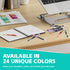 Liquid Ink Rolling Ball Stick Pens, 24-Pack, Extra Fine Point 0.5mm Rollerball Pens for Writing