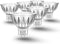 ALIDE 12V MR16 GU5.3 LED Outdoor Landscape Bulbs, 5W, 35W-50W Halogen Replacement, 2700K Soft Warm White, 6 Pack