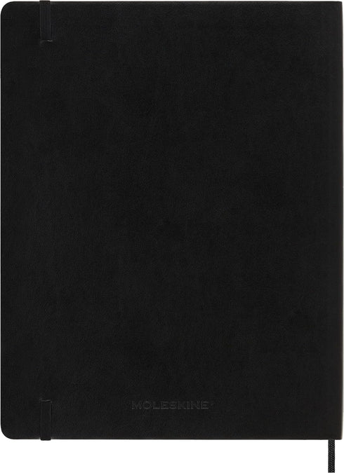 Moleskine Classic Notebook, Soft Cover, Black, XXL (8.5" x 11") Plain/Blank, 192 Pages