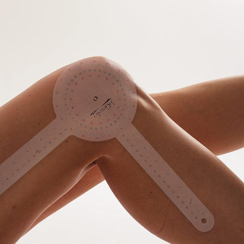 12 Inch Goniometer for Orthopaedic Use, 360 Degree Plastic Angle Protractor Ruler for Knee Elbow Shoulder