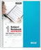 Dunwell 1 Subject Spiral Notebook, 8.5 x 11, Blue Plastic Cover, College Ruled, 100 Sheets, Perforated Paper, 2 Inner