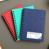 FLYING EAGLE Premium 4x6 Small Spiral Notebook, 3 Pack A6 Mini Journal, Plastic Hardcover, 468 Pages