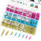 TICONN 250Pcs Heat Shrink Wire Connectors Kit, Waterproof Automotive Marine Electrical Terminals, Crimp Connector