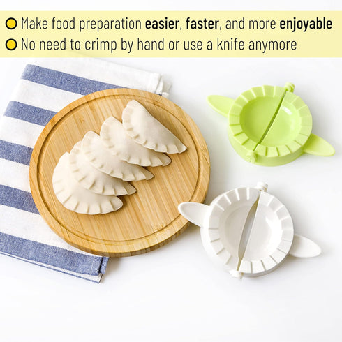 BTaT Dough Press Set 3 Pack - Empanada, Dumpling, Hand Pie Press, Mini Pie Maker, Pastry Press