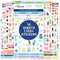 bloom daily planners Monthly Celebrations Planner Stickers for Calendar Decorating, Planning, Scrapbooking (14 Sheets)