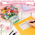 6 Pack 3D shynek Paper Flower Pop Up Cards, Flower Bouquet Card Popup Greeting Cards for Mother's Day, Graduation